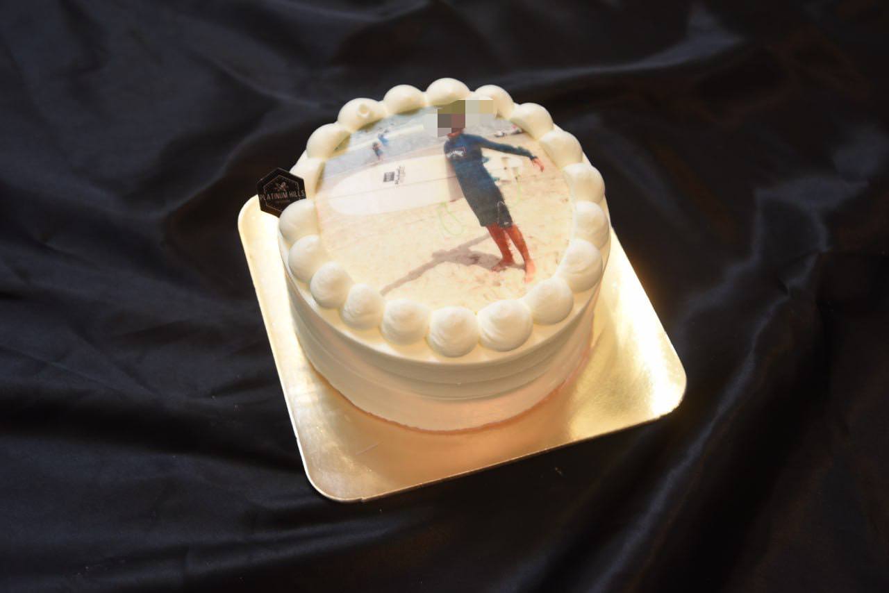Custom photo cake