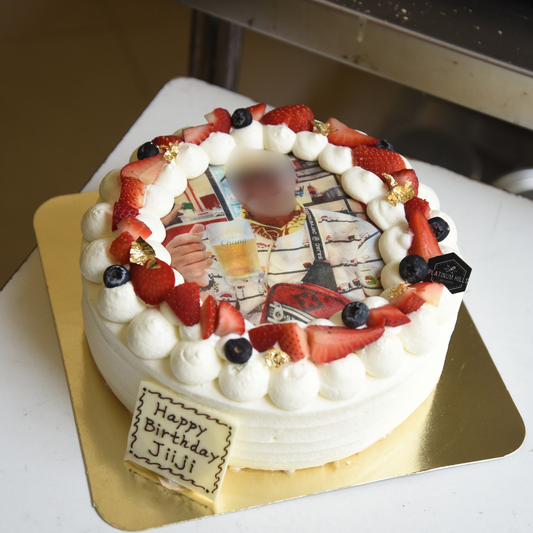 Edible photo cake