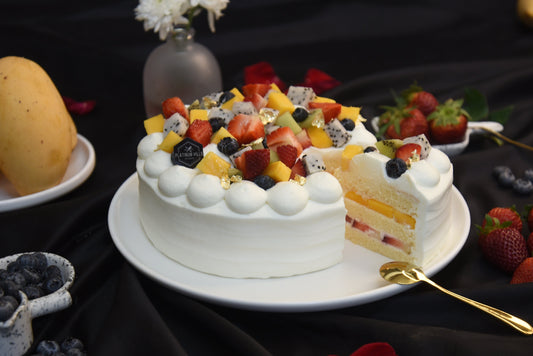 Mix fruits shortcake